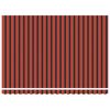 vidaXL Retractable Awning Manual Orange and brown 450 x 300 cm