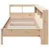 vidaXL Bookcase Bed without Mattress 75x190 cm Solid Wood Pine