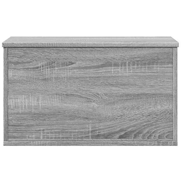 vidaXL Storage Box Grey Sonoma 60x35x35 cm Engineered Wood