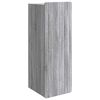 vidaXL Wall-Mounted Cabinet Grey Sonoma 33 x 34.5 x 94 cm