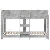 vidaXL Bunk Bed for Kids Concrete Grey 80 x 190 cm Engineered Wood