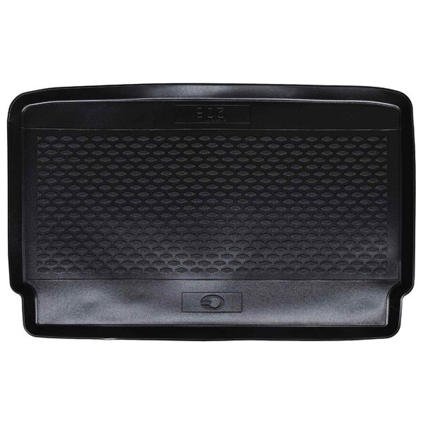 vidaXL Trunk Mat Black suitable for PEUGEOT 208 2018- Rubber