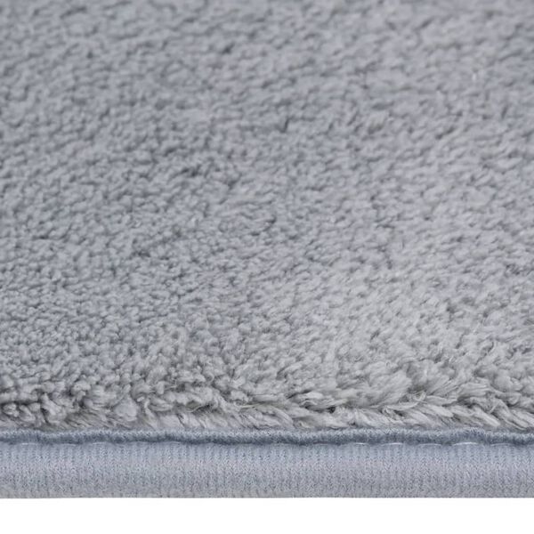 vidaXL Teddy Rug Grey 270x180 cm