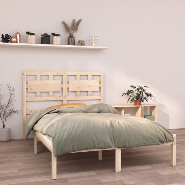 vidaXL Bed Frame without Mattress 120x190 cm Small Double Solid Wood