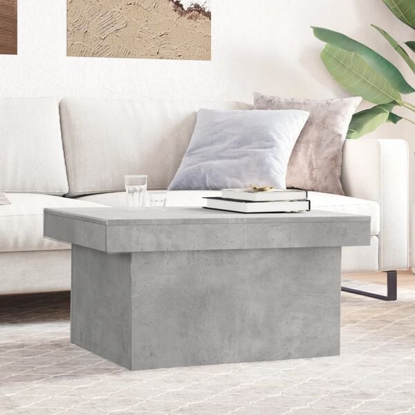 vidaXL Coffee Table Concrete Grey 100x55x40 cm Engineered Wood