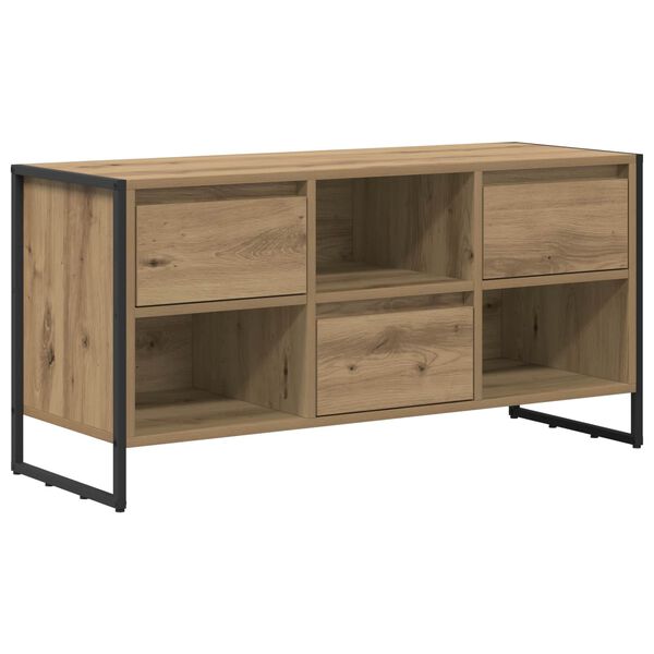vidaXL TV Cabinet Artisian Oak 100 x 36 x 49.5 cm Engineered Wood