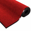 vidaXL Doormat Other Red and Black 120 x 300 cm Polyamide and PVC