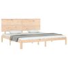 vidaXL Bed Frame without Mattress 200x200 cm Solid Wood Pine