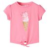 vidaXL Kids' T-shirt Bright Fluo Pink 92