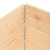 vidaXL Pallet Collars 3 pcs 100x100 cm Solid Pine Wood