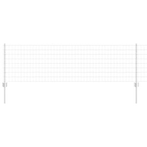 vidaXL Welded Wire Fence 25 x 0.6 m (W x H) Hot-Dip Galvanised Steel