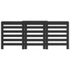 vidaXL Radiator Cover Black Oak 205 x 21.5 x 83.5 cm Engineered Wood