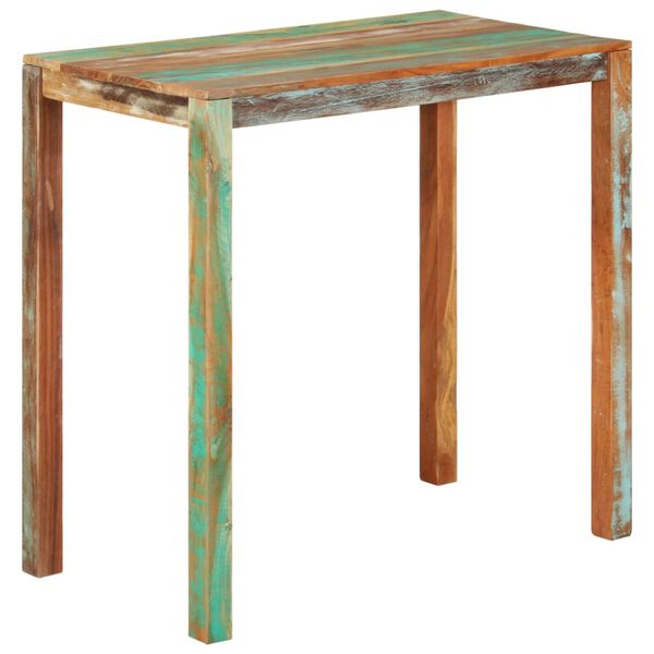 vidaXL Bar Table 112x60x108 cm Solid Reclaimed Wood
