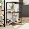vidaXL Kitchen Trolley Sonoma Oak 60.5x50x105 cm Engineered Wood