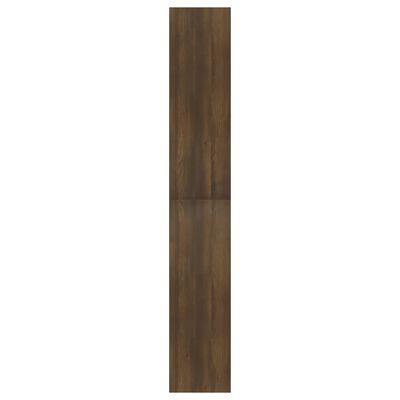 vidaXL 5-Tier Book Cabinet Brown Oak 80x30x189 cm Engineered Wood