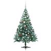 vidaXL Artificial Christmas Tree with Stand Green 150 cm PVC and Steel