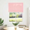 vidaXL Pleated Blind Pink 85x150 cm Fabric Width 84.4 cm Polyester