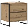 vidaXL Bedside Table with Drawer 2 pcs Artisian Oak 50 x 39.5 x 50 cm