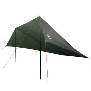 vidaXL Vehicle Awning with Roof Army green 518 x 580 x 215 cm