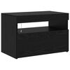 vidaXL TV Cabinet 2 pcs Black Oak 200 x 37 x 40 cm Engineered Wood