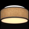 vidaXL Ceiling Lamp Black 30 x 13.5 cm Fabric