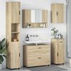 vidaXL Bathroom Furniture Set 5 pcs Sonoma oak 30 x 35 x 192 cm