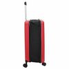 vidaXL Suitcase Folding with Lock Red 34 x 23 x 55.5 cm ABS Plastic