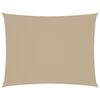 vidaXL Sunshade Sail Oxford Fabric Rectangular 4x5 m Beige