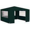vidaXL Party Tent | Green | Polyethylene, Steel | Large | Collapsible