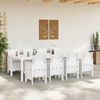 vidaXL Garden Dining Set 9 pcs Light Grey Polt rattan