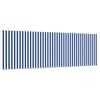 vidaXL Retractable Awning Manual Blue and White 400 x 200 cm