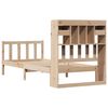 vidaXL Bookcase Bed without Mattress 75x190 cm Small Single Solid Wood Pine