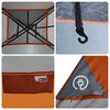 vidaXL Family Tent Cabin 6-Person Orange Waterproof