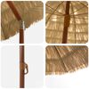 vidaXL Garden Parasol Natural 255 x 255 x 255 cm