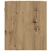 vidaXL Wall-Mounted Bedside Cabinets 2 pcs Artisan Oak 38x34x40 cm