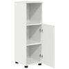 vidaXL Bathroom Cabinet with Storage High Gloss White 30 x 35 x 95 cm