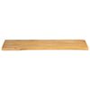 vidaXL Table Top 140x40x2.5 cm Live Edge Solid Wood Mango