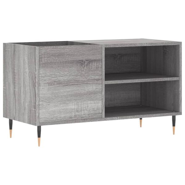 vidaXL Record Cabinet Grey Sonoma 85x38x48 cm Engineered Wood