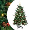 vidaXL Artificial Christmas Tree with 150 LEDs with Stand Green 150 cm