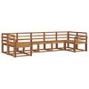vidaXL Outdoor Sofa Set 7 pcs Natural Solid Acacia Wood