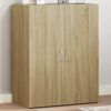 vidaXL File Cabinet Sonoma Oak 60x32x77.5 cm Engineered Wood