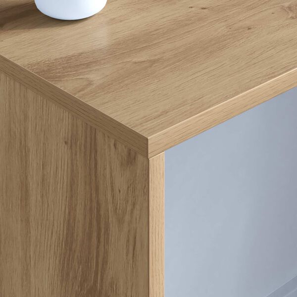vidaXL Wall-Mounted Desk Artisan Oak 100 x 45 x 30 cm Engineered Wood