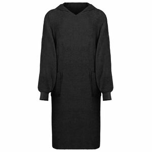 vidaXL Blanket Hoodie KINN Black XL Cotton