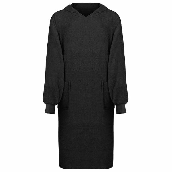 vidaXL Blanket Hoodie KINN Black XL Cotton