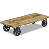 vidaXL Coffee Table Mango Wood 120x60x30 cm