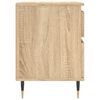 vidaXL Bedside Cabinet Sonoma Oak 40x35x50 cm Engineered Wood