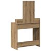 vidaXL Dressing Table Brown 79 x 41 x 140 cm Engineered Wood