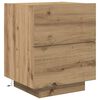vidaXL Bedside Cabinet Artisan Oak 45 x 40 x 55 cm Engineered Wood