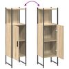 vidaXL Bathroom Furniture Set with Shelf 3 pcs Brown 60 x 30 x 60 cm