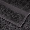 vidaXL Premium Wash Towels "SOLUND" 2 pcs Anthracite 30x30 cm 600 gsm